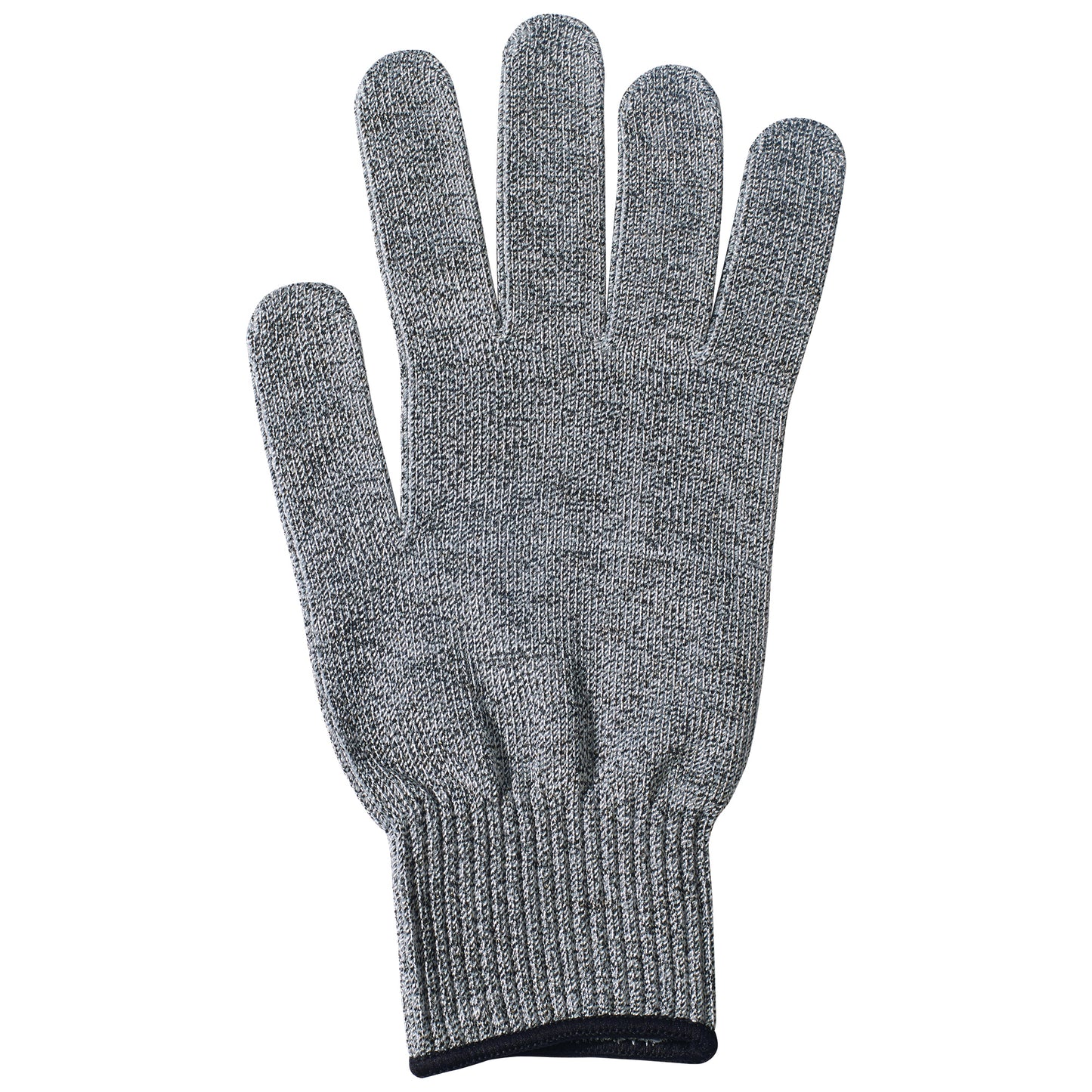 Winco GCRA-XL Extra Large Gray Cut Resistant Glove, Black Wristband