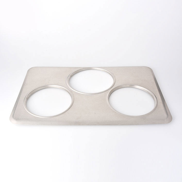 Omcan 44678 Adapter Plates - Fit (3) 4 Qt Steam Table Insets