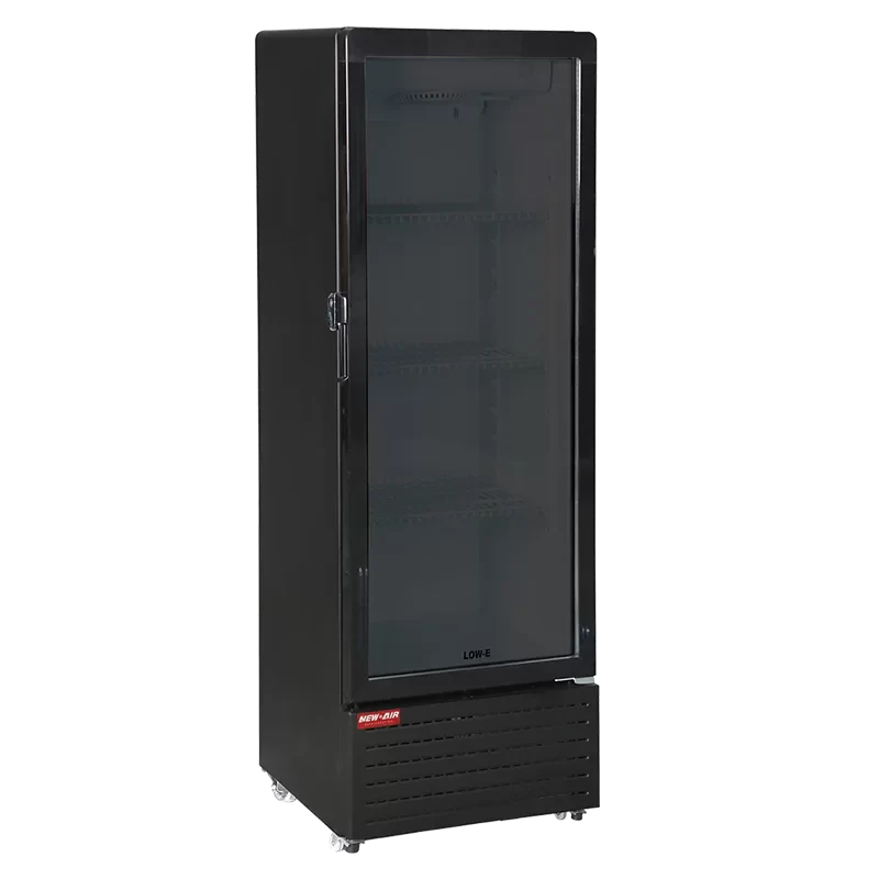 New Air NGR-21-62H 21" Black Glass Door Beverage Merchandiser