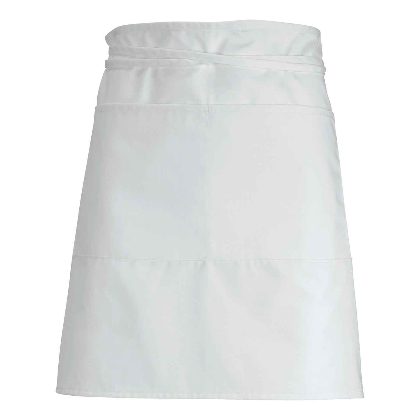 Winco WA-2819W 28" x 19" White Bistro Apron, Half Size