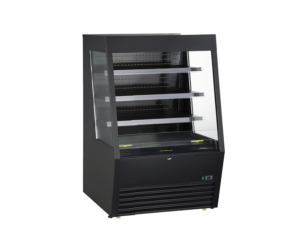 Kool-It KOM-36XBK 36" Black Open Air Merchandiser