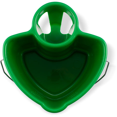 San Jamar KP500 Green Polyethylene Kleen-Pail Caddy
