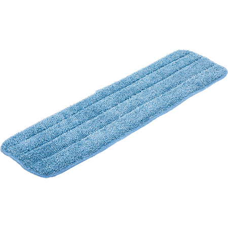 Carlisle 363321814 18" Blue Polyester/Polyimide Blend Microfiber Wet Mop Pad