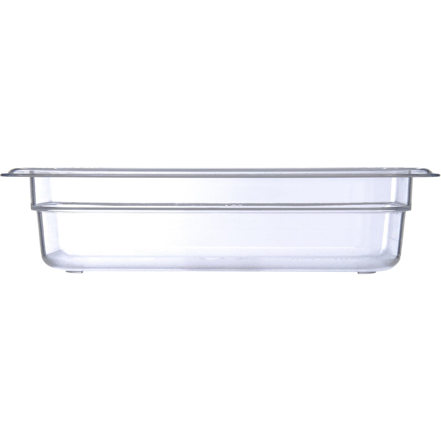 Carlisle 3068007 1/4 Size Clear Polycarbonate StorPlus Food Pan, 2.5" Deep
