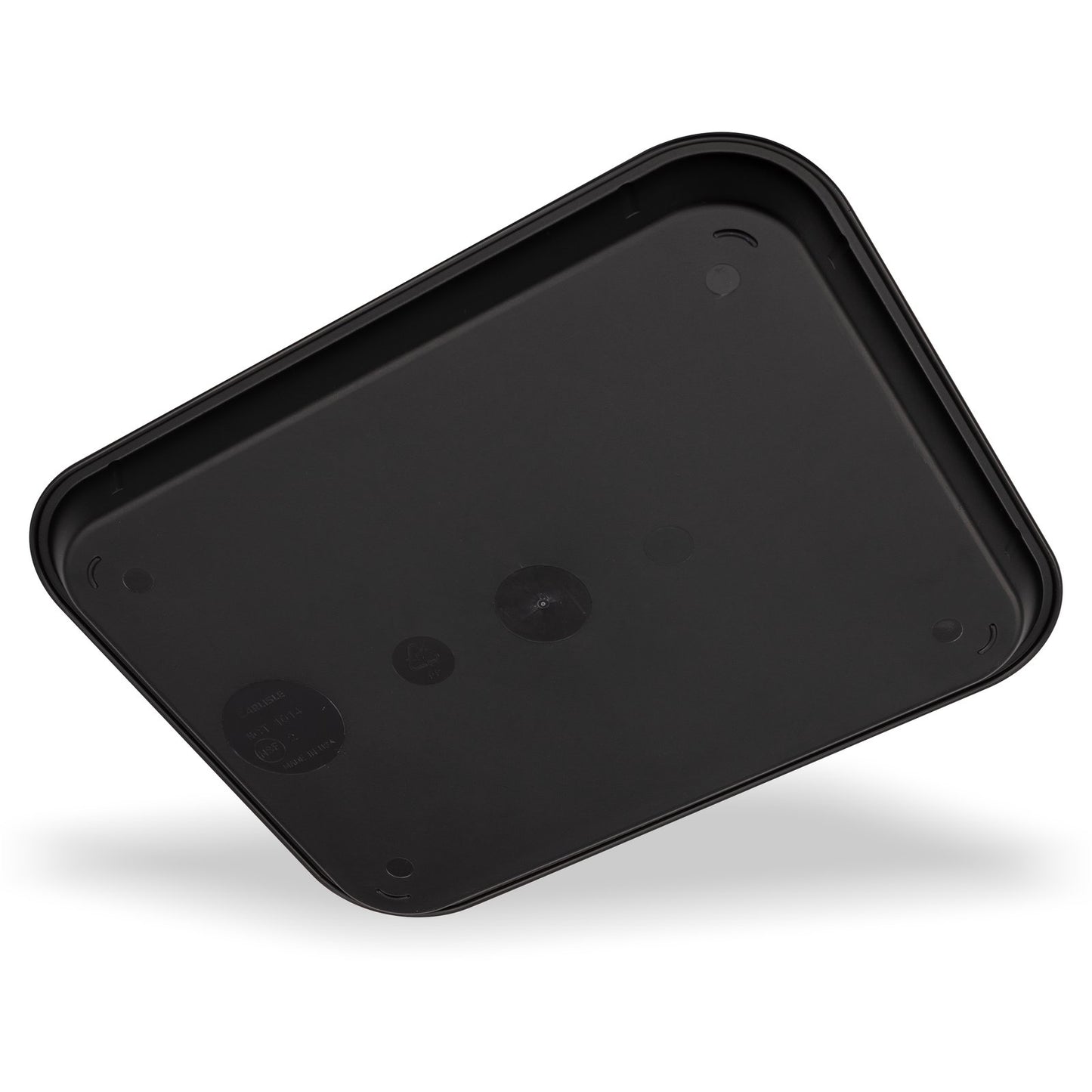 Carlisle CT101403 10" x 14" Black Cafe Fast Food Cafeteria Tray