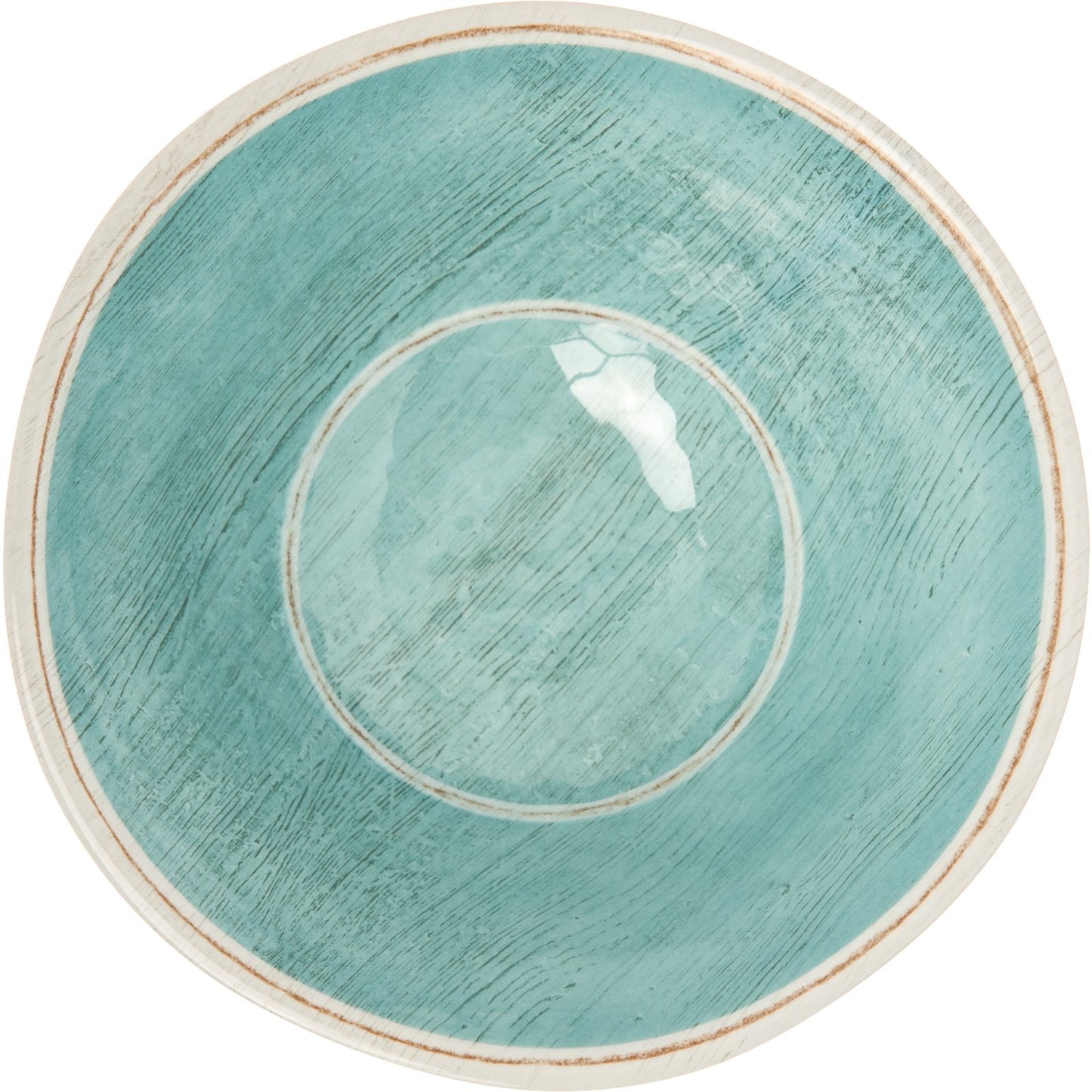 Carlisle 6401315 27 oz Aqua Grove Melamine Ice Cream Bowl
