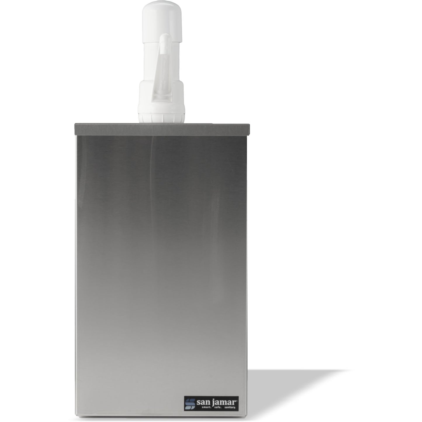 San Jamar P9800 Silver Stainless Steel EZ-Chill Condiment Pump Box