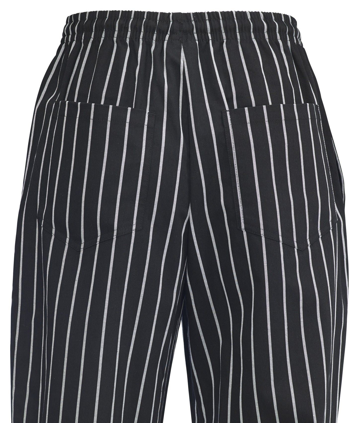 Winco UNF-3CM Medium Chalk Stripe Chef Pants