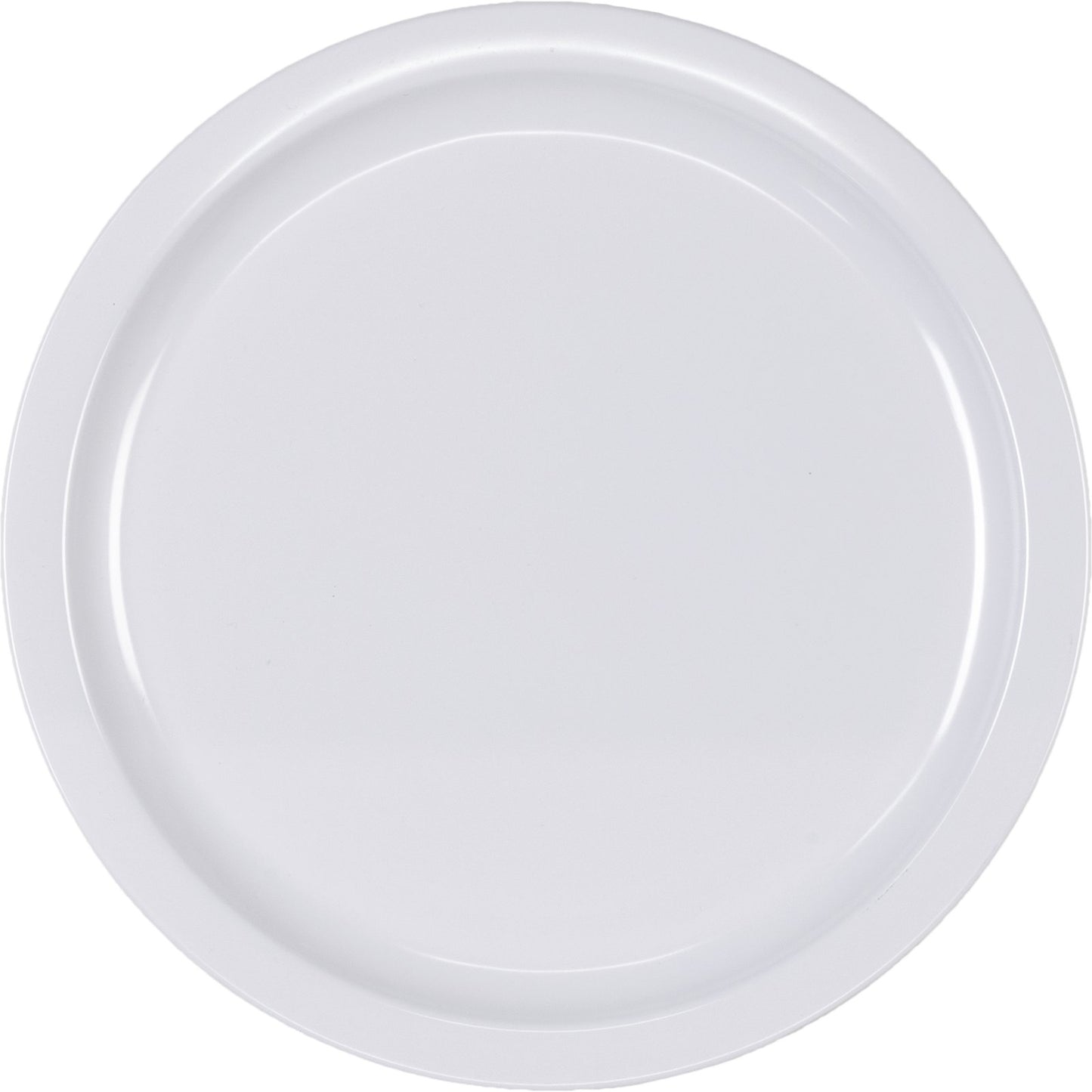 Carlisle KL11602 10" White Kingline Melamine Dinner Plate