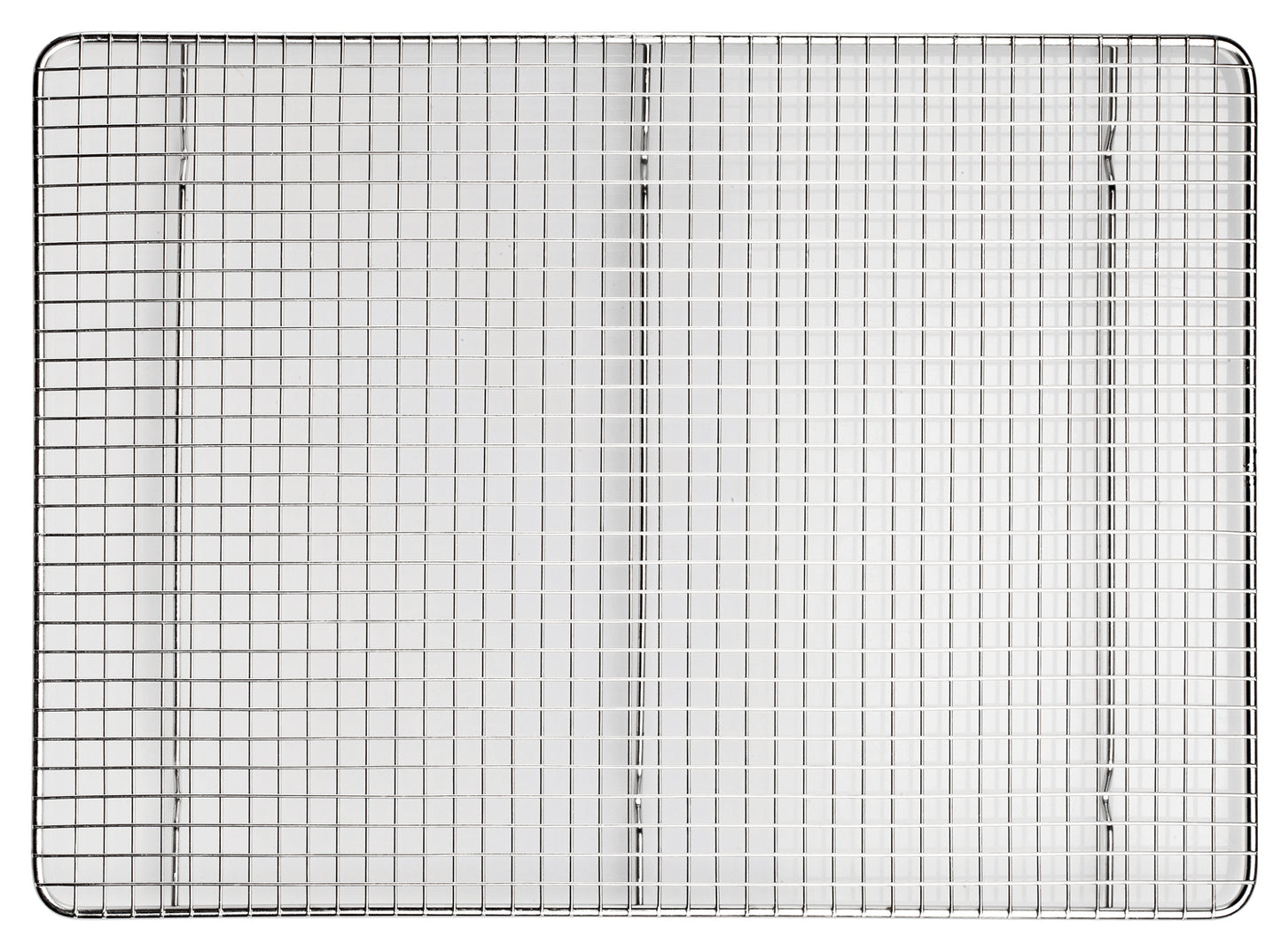 Winco PGWS-1216 12" X 16-1/2" Stainless Steel Pan Grate for Half-size Sheet Pan