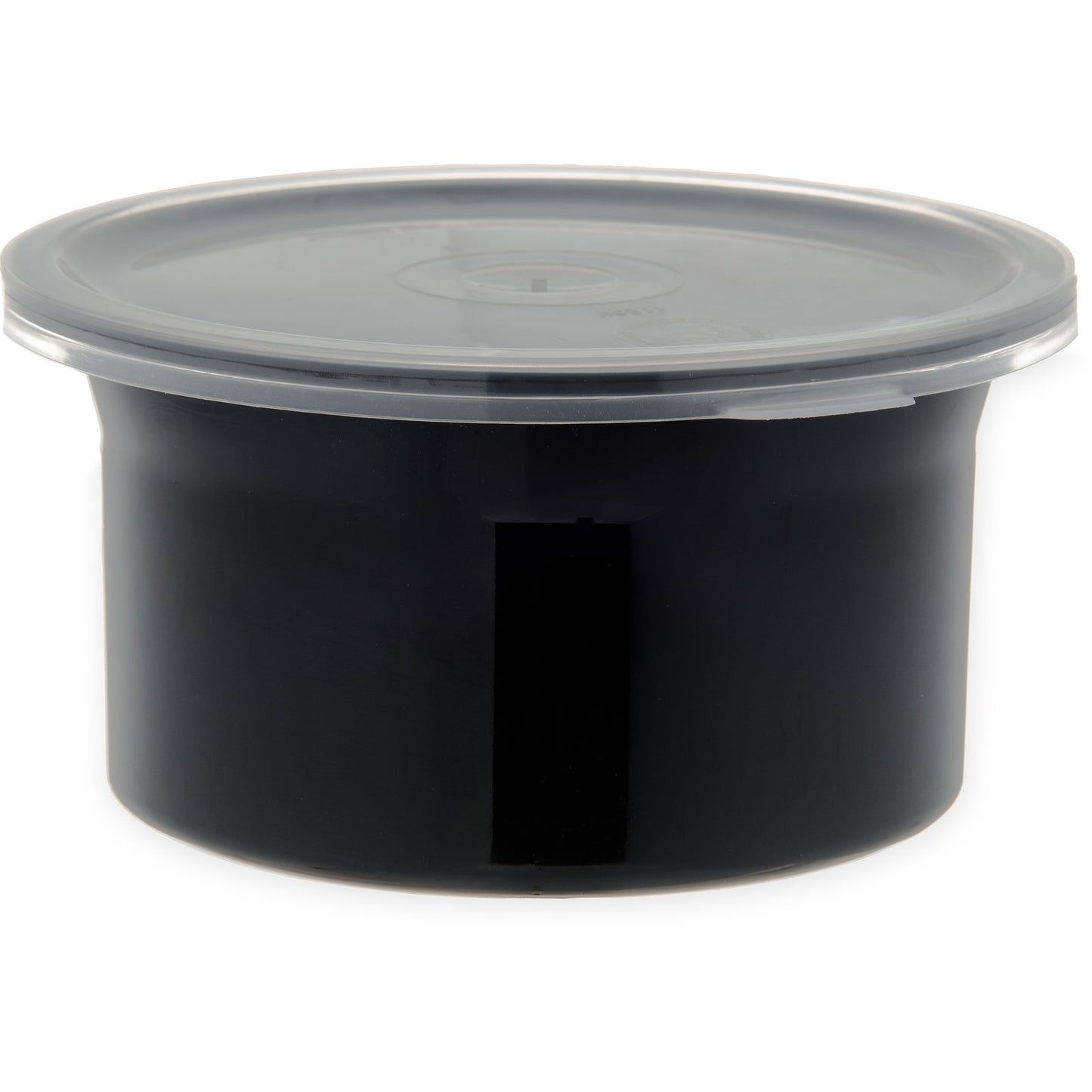 Carlisle 030003 0.6 Qt Black Classic Crock with Lid