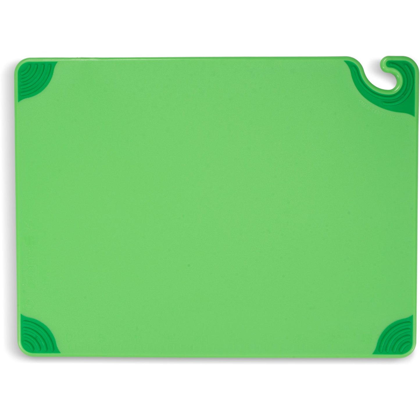 San Jamar CBG182412GN 18" x 24" x 0.5" Green Saf-T-Grip Cutting Board