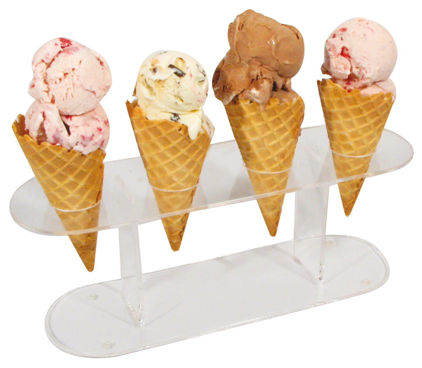 Winco ACN-4 12" x 4" x 4-1/2" Cone Holder Stand