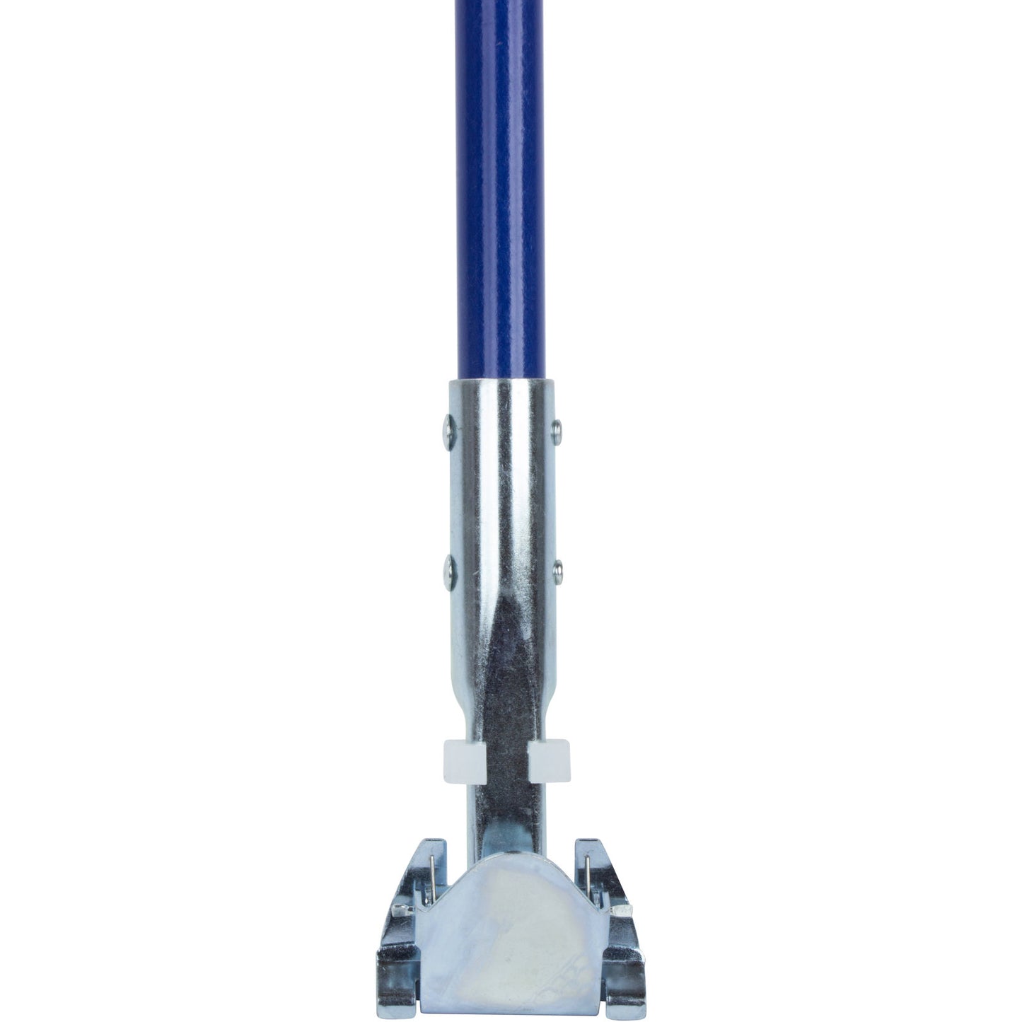 Carlisle 362113EC14 60" Blue Fiberglass Dust Mop Handle with Clip-On Connector