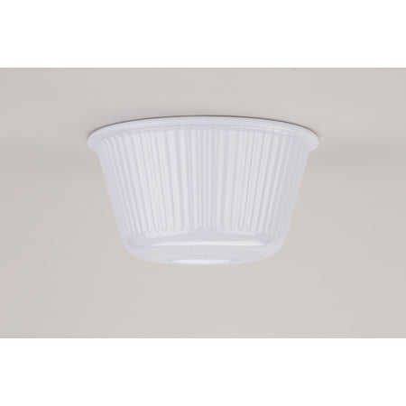 Carlisle S29102 4 oz White Melamine Fluted Bowl Ramekin