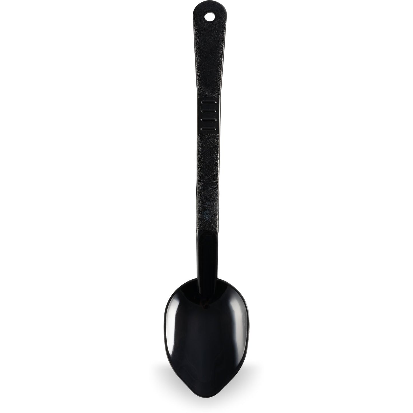 Carlisle 442503 13" Black High Heat Plastic Solid High Heat Serving Spoon