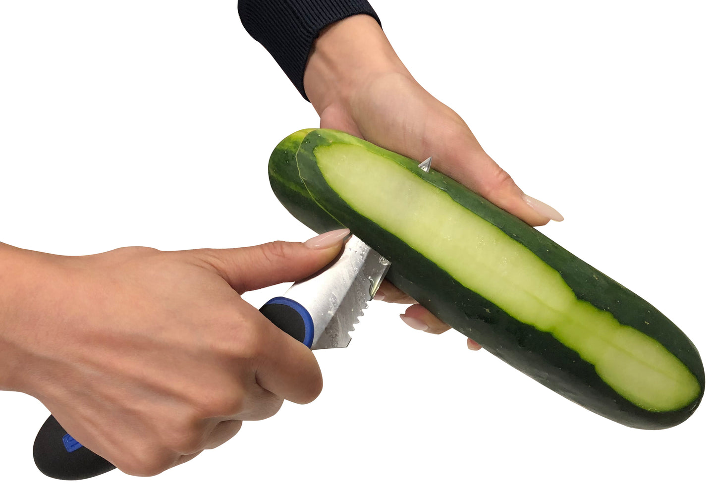 Winco KPR-30 SofTek All Purpose Utility Knife, 3-1/2" Blade Soft Grip Handle (1 Dozen)