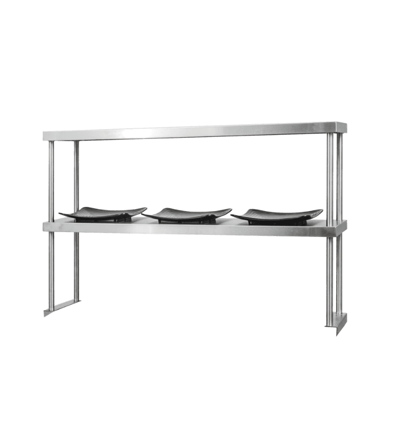 Thorinox TDOS-1660-SS 16" x 60" Double Stainless Steel Overshelf