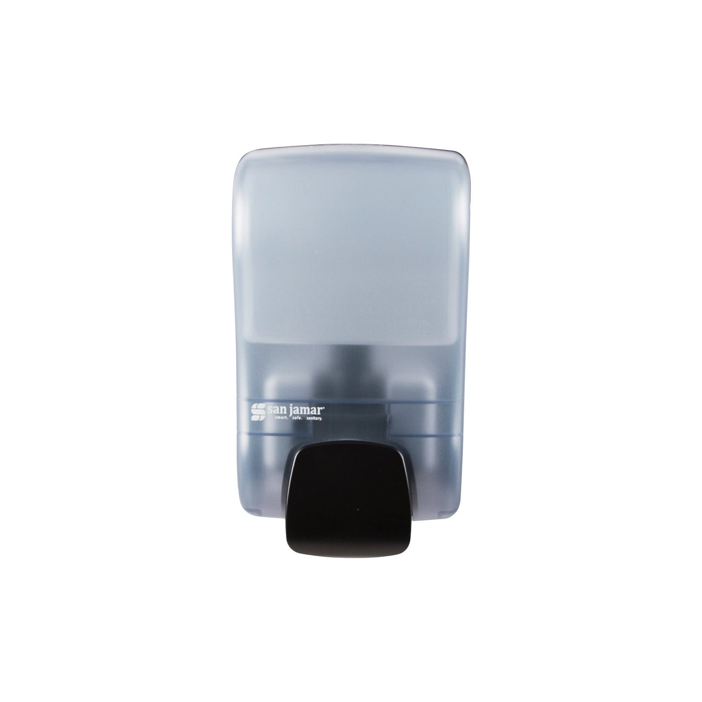 San Jamar SF900TBL 900 mL Arctic Blue Manual Plastic Rely Soap & Sanitizer Dispenser, Foam