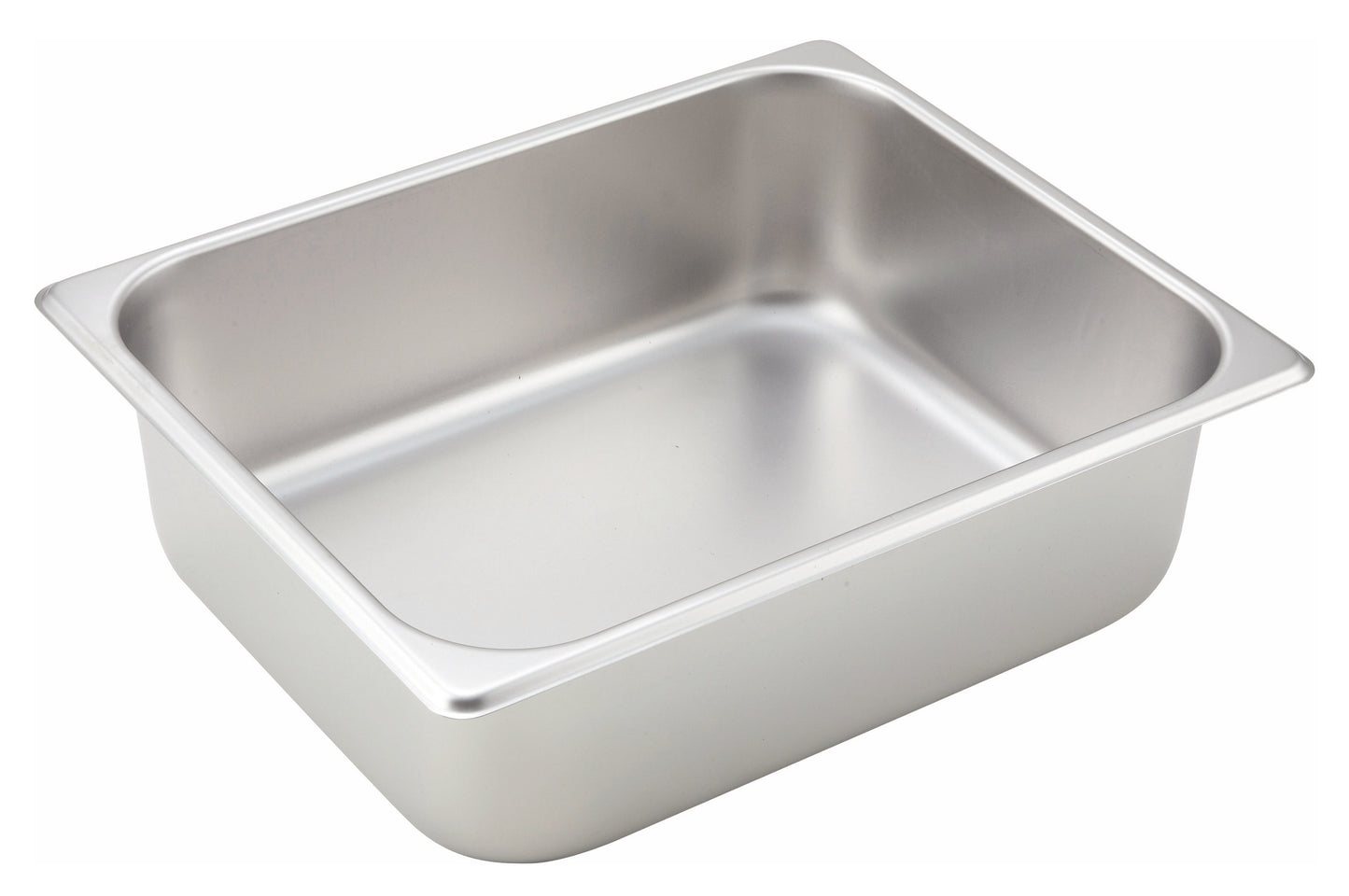 Winco SPH4 Half-size Stainless Steel Straight-sided Steam Pan, 4" Deep