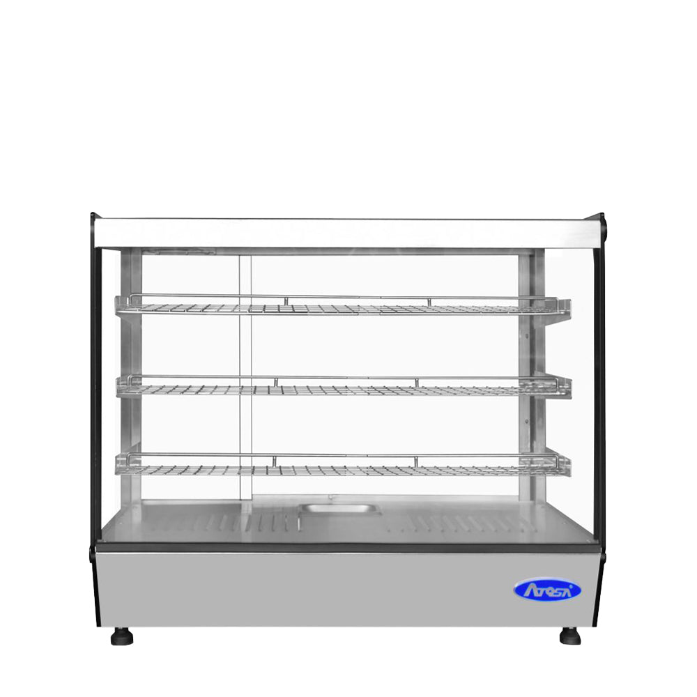 Atosa CHDS-53 5.3 Cuft Square Countertop Heated Display