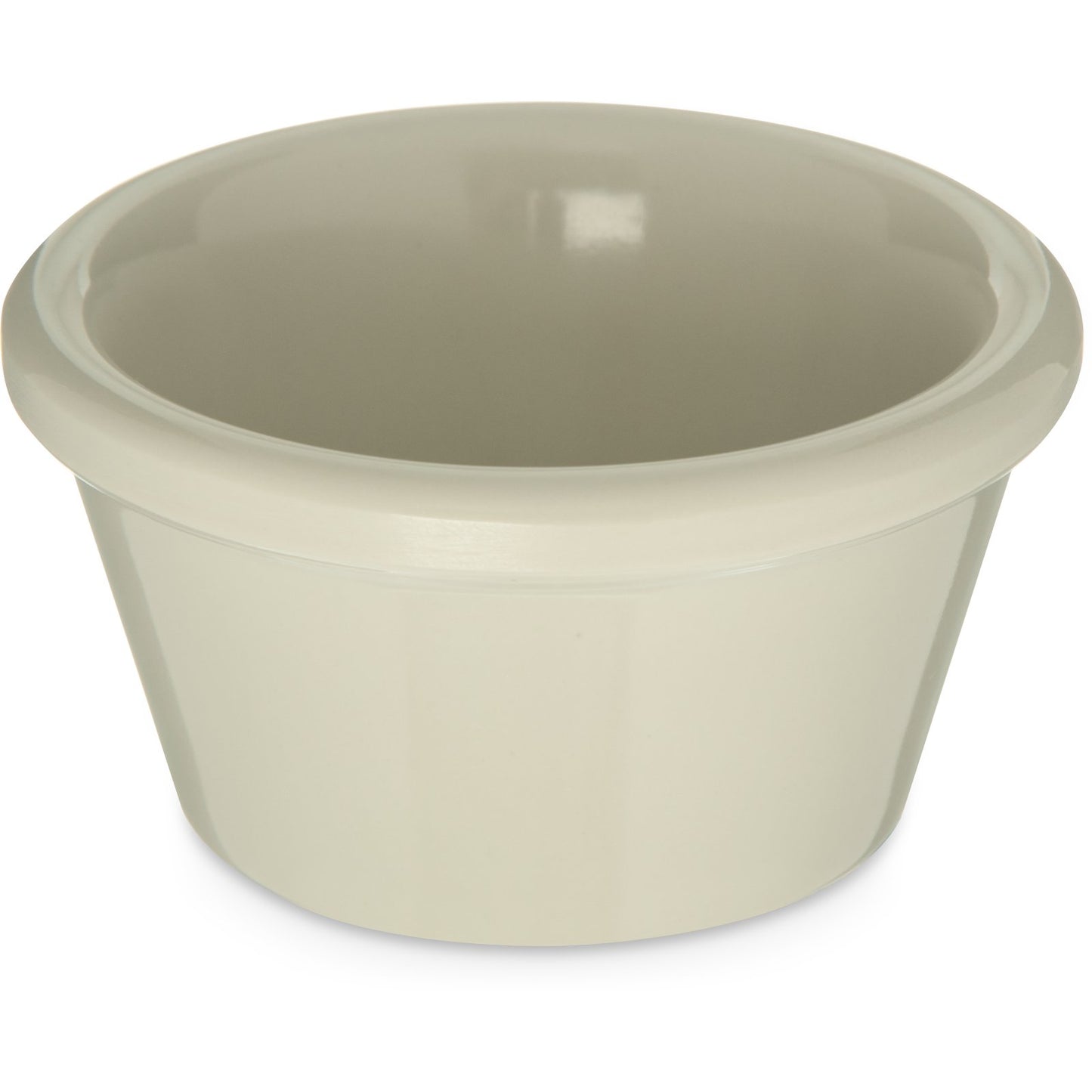 Carlisle S85242 2 oz Bone Melamine Smooth Ramekin