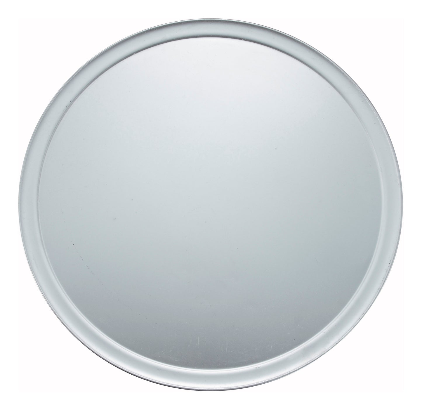 Winco APZT-19 19" Aluminum Wide Rim Pizza Tray