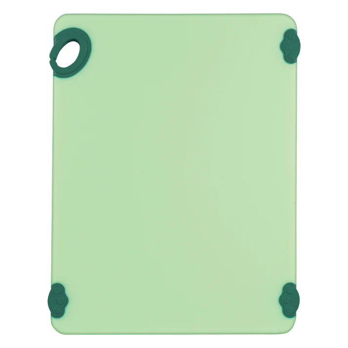 Winco CBK-1520GR 15" x 20" x 1/2" Green Cutting Board with Hook