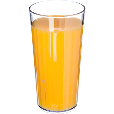 Carlisle 111607 16 oz Clear SAN Bistro Tumbler