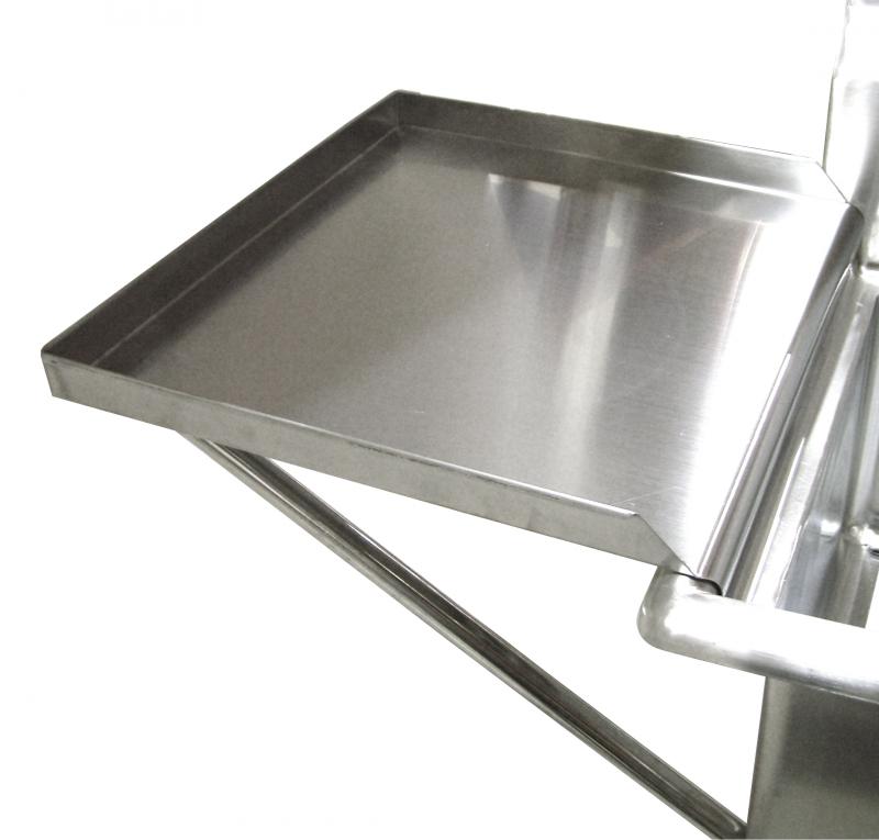 Omcan 21143 Removable Stainless Steel Knockdown Drain Board for 24" x 24" Sink