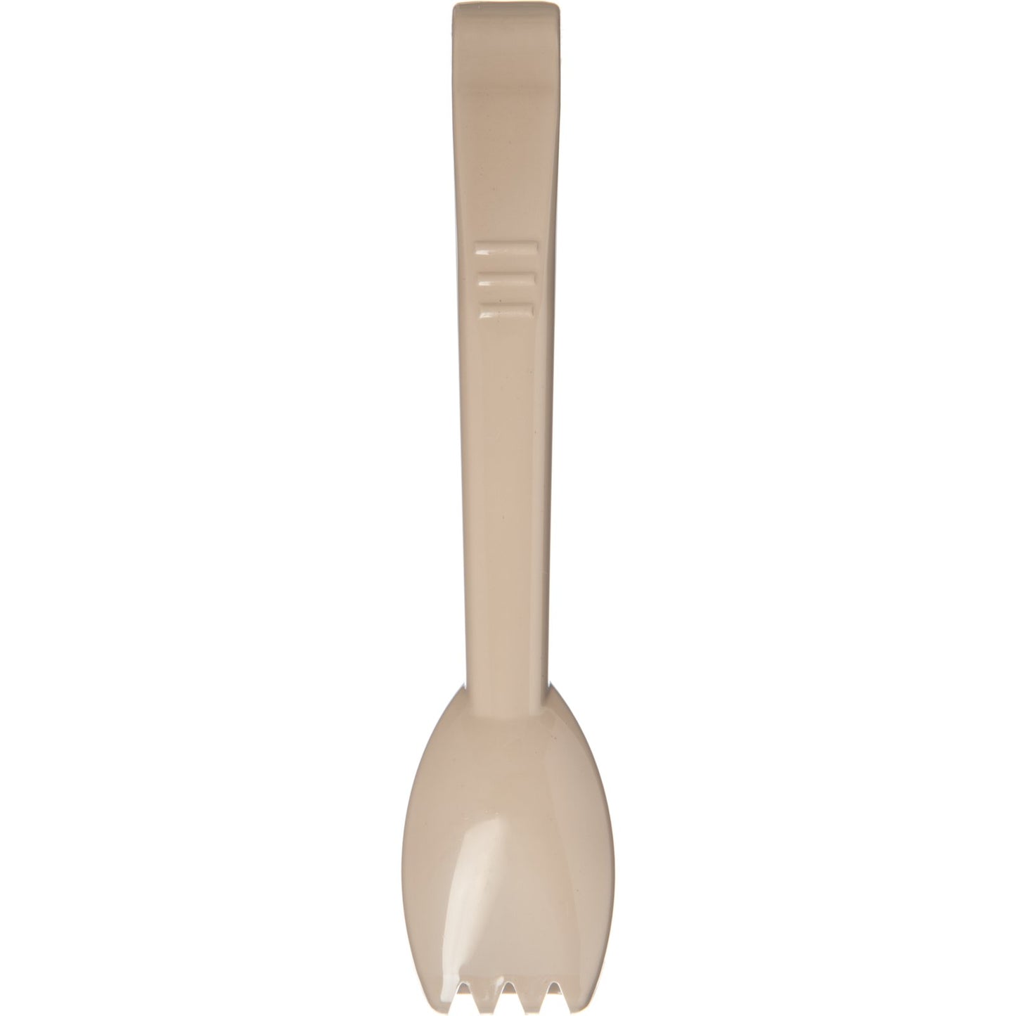 Carlisle 470903 8-27/32" Black Acetal Carly Salad Tong