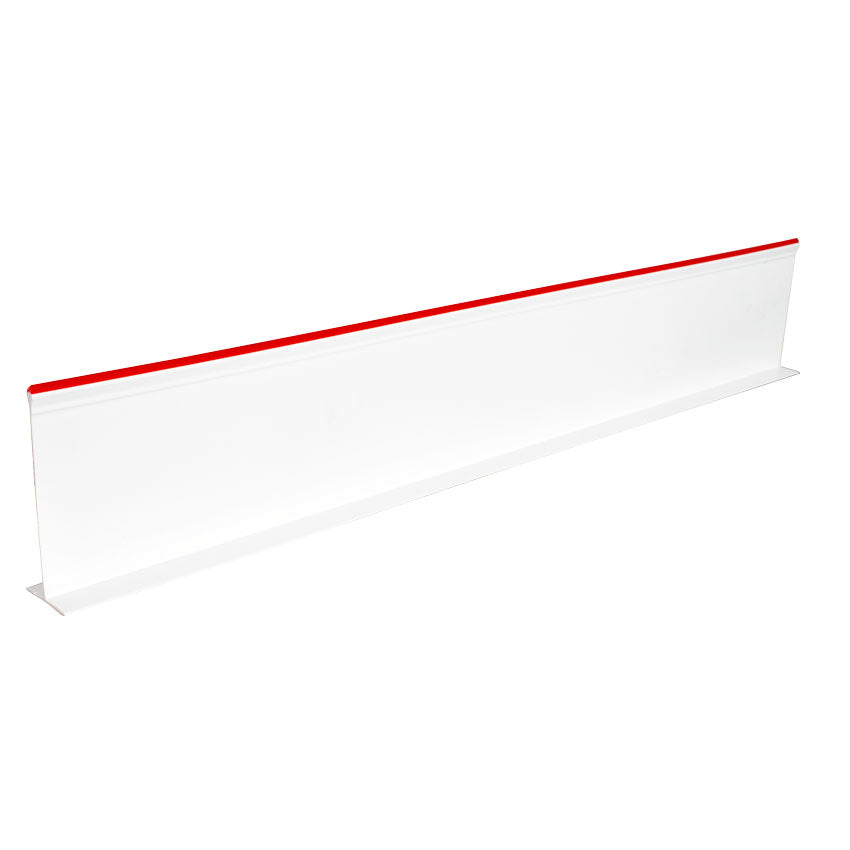 Omcan 10766 5" x 30" White Divider with Red Beading