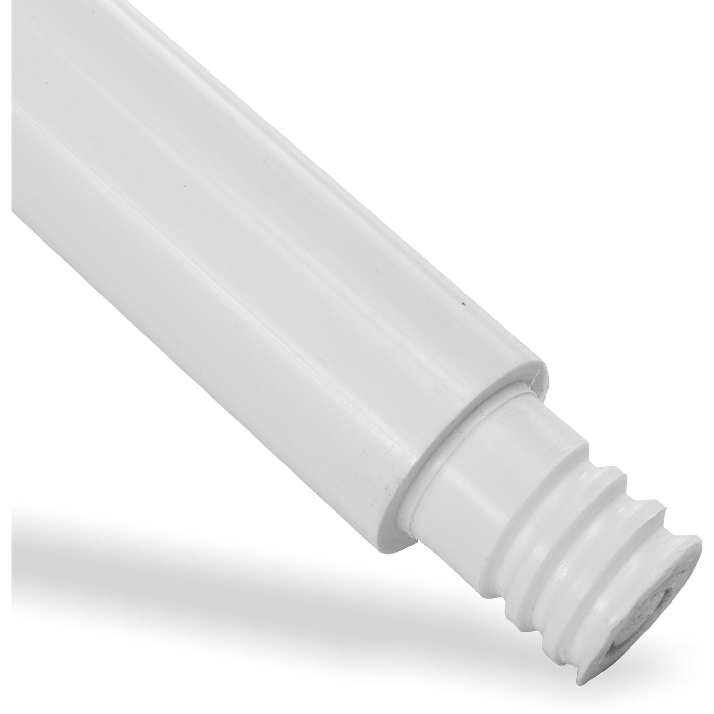 Carlisle 4023000 36" White Plastic Sparta Handle with Reinforced Tip