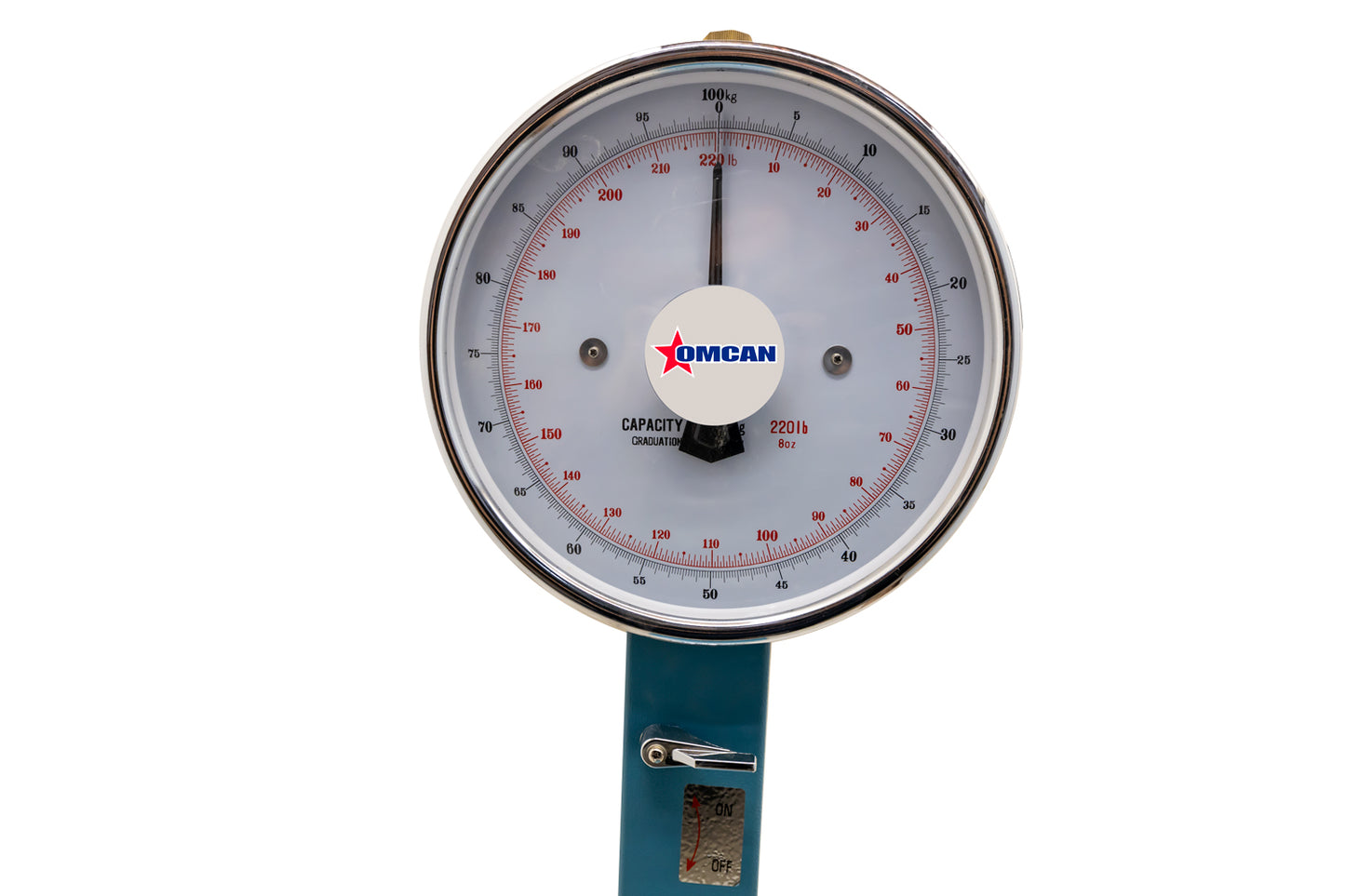 Omcan 10840 100 kg/ 220 lbs Platform Scale