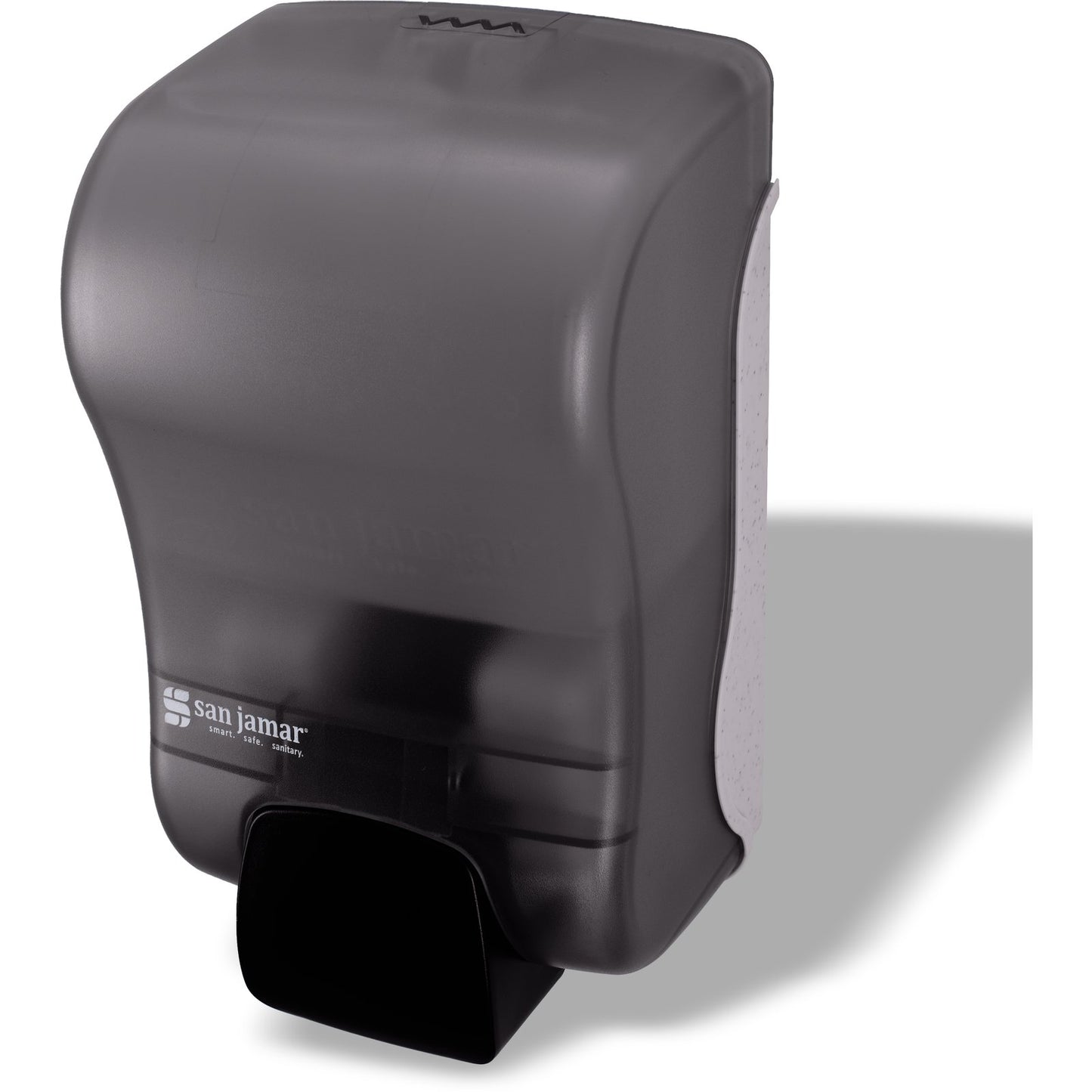 Carlisle S900TBK 900 mL Black Pearl Manual Rely Soap & Sanitizer Dispenser, Liquid & Lotion