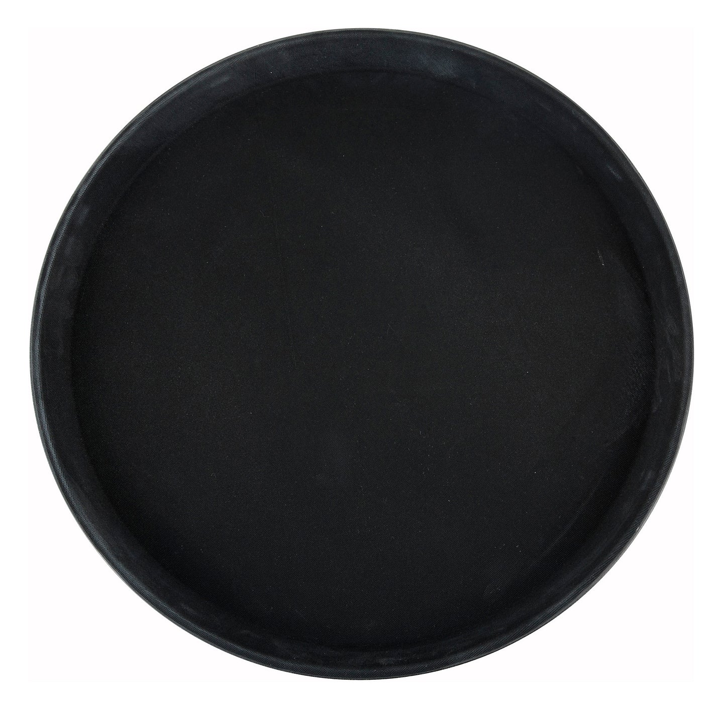 Winco TRH-11K 11" Black Easy Hold Rubber Lined Tray