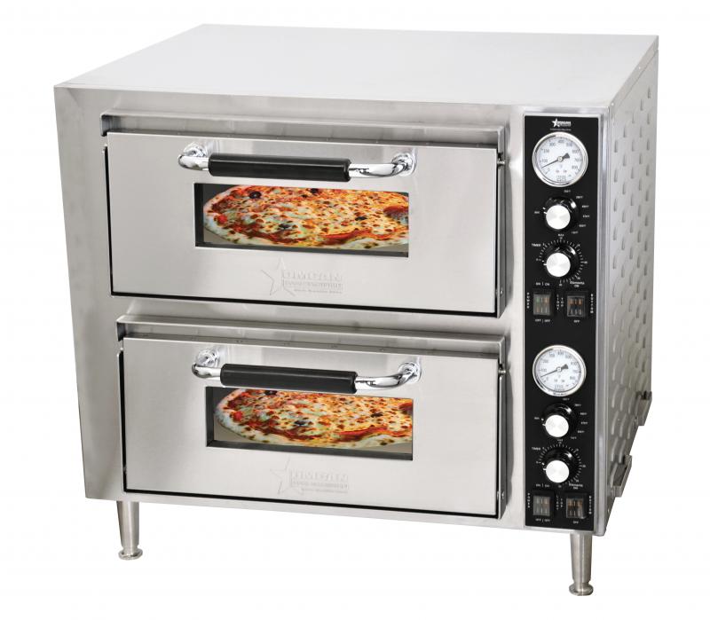 Omcan 39580 Double Countertop Quartz Pizza Oven