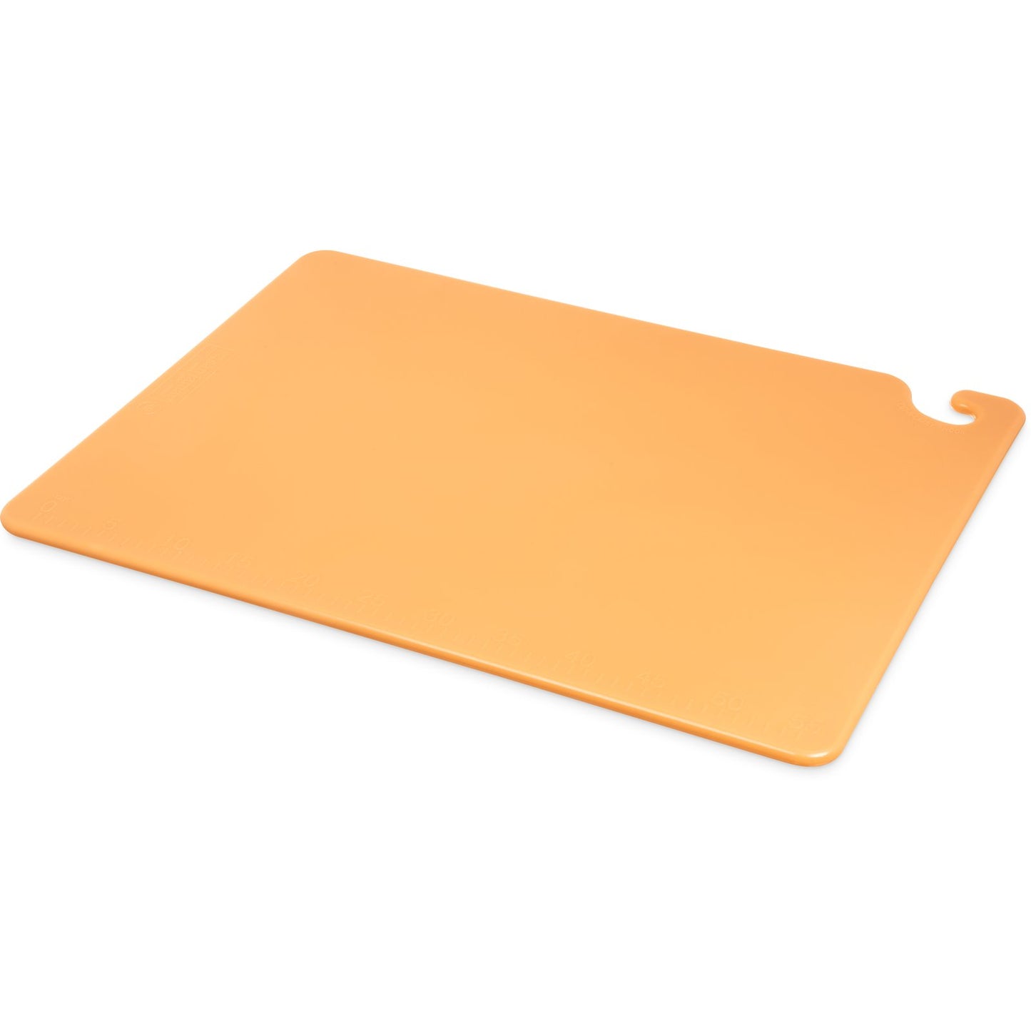 San Jamar CB182412BR 18" x 24" x 0.5" Brown Cut-N-Carry Cutting Board