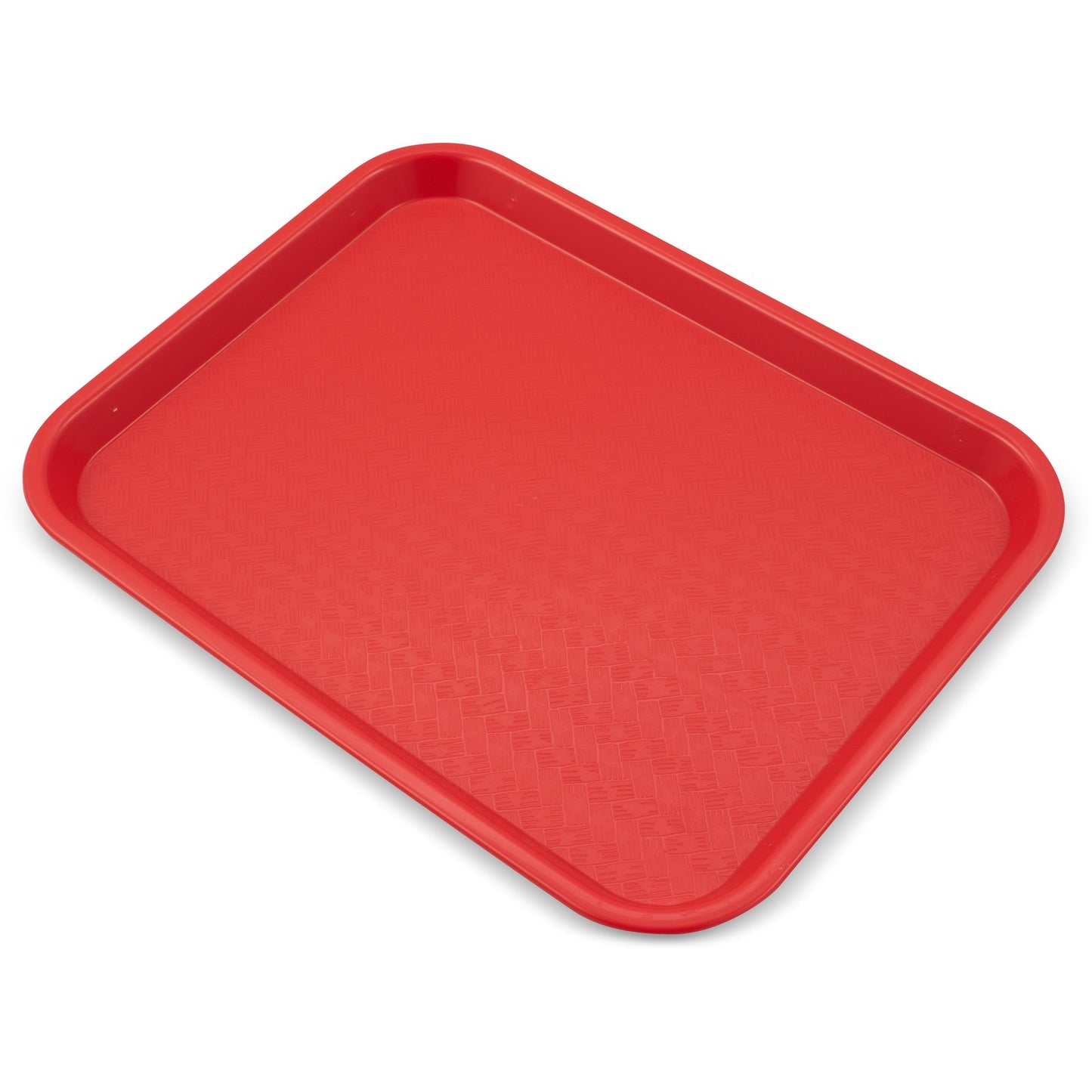 Carlisle CT101405 10" x 14" Red Cafe Fast Food Cafeteria Tray