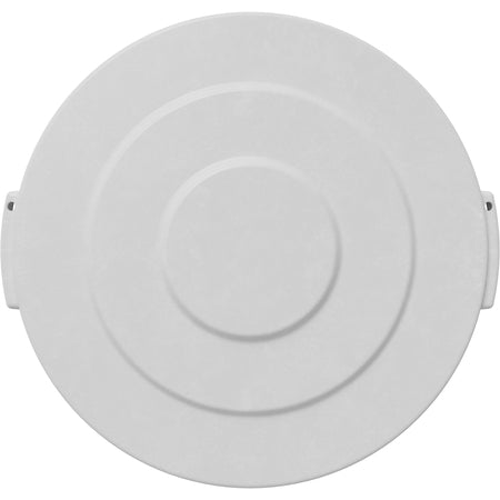 Sparta 84101102 10 Gallon White Round Polyethylene Bronco Waste Bin Trash Container Lid