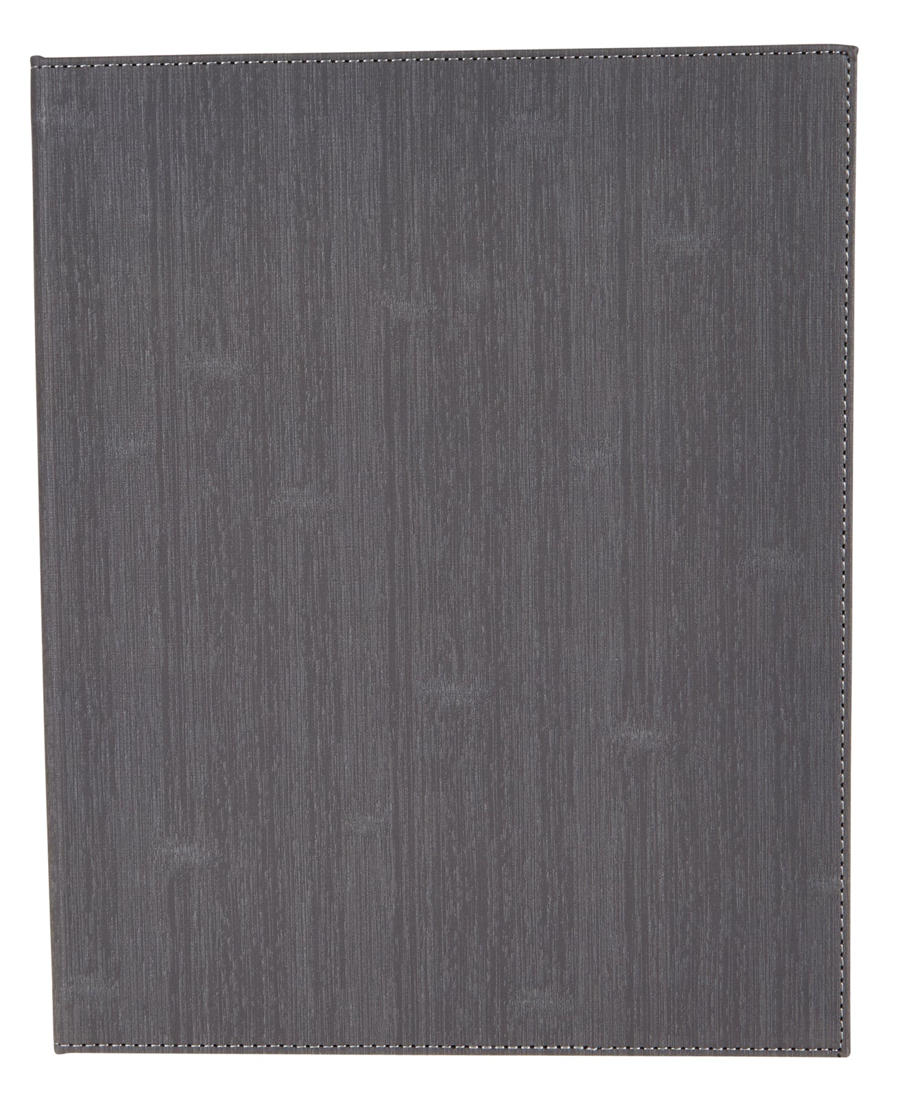 Winco LMD-811GY Gray Two-Views Menu Cover For 8-1/2 X 11" Inserts