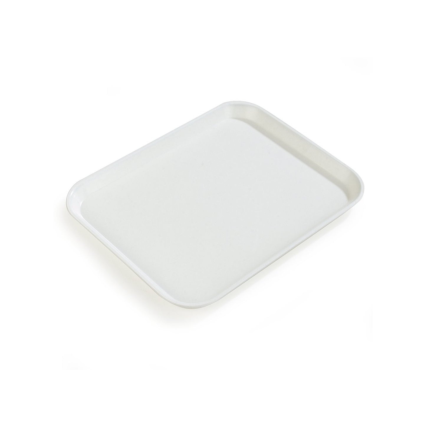 Carlisle 2216FGQ001 22" x 16" Bone White Glasteel Tray