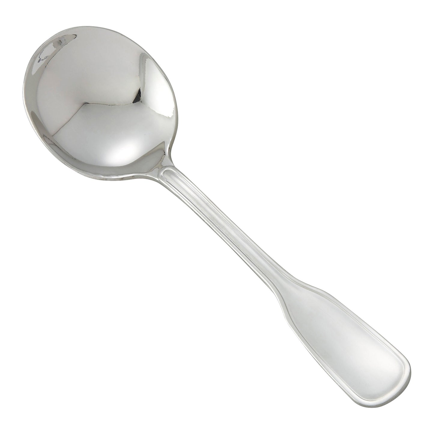 Winco 0033-04 Oxford Bouillon Spoon, 18/8 Extra Heavyweight