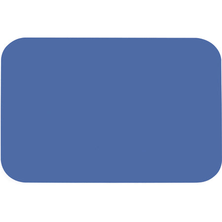Carlisle DX5999MEW50 18.75"L x 13.63"W Midnight Blue M Size Solid White Tray Covers