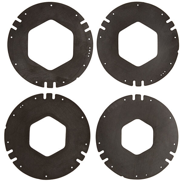 San Jamar XC2226BK Small/Medium/Large/Extra Large Black Replacement Gasket C2210 (1EA)