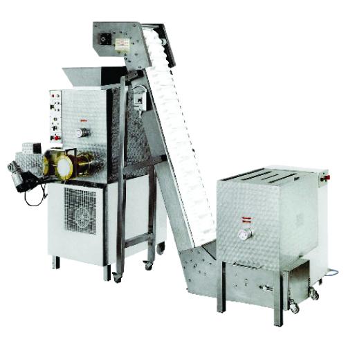 Omcan 13286 Floor Model Heavy-Duty Pasta Machine with 110 lbs. Tank Capacity