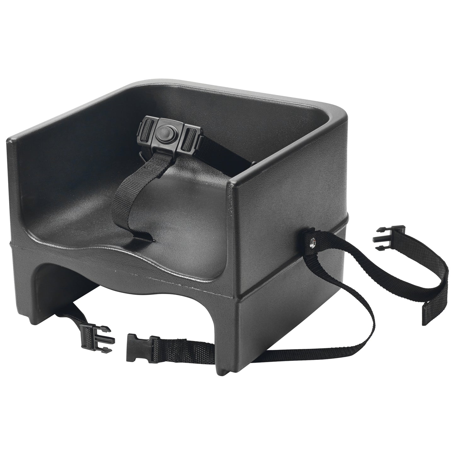 Winco CHB-1PK Black Plastic Single-Sided Booster Seat