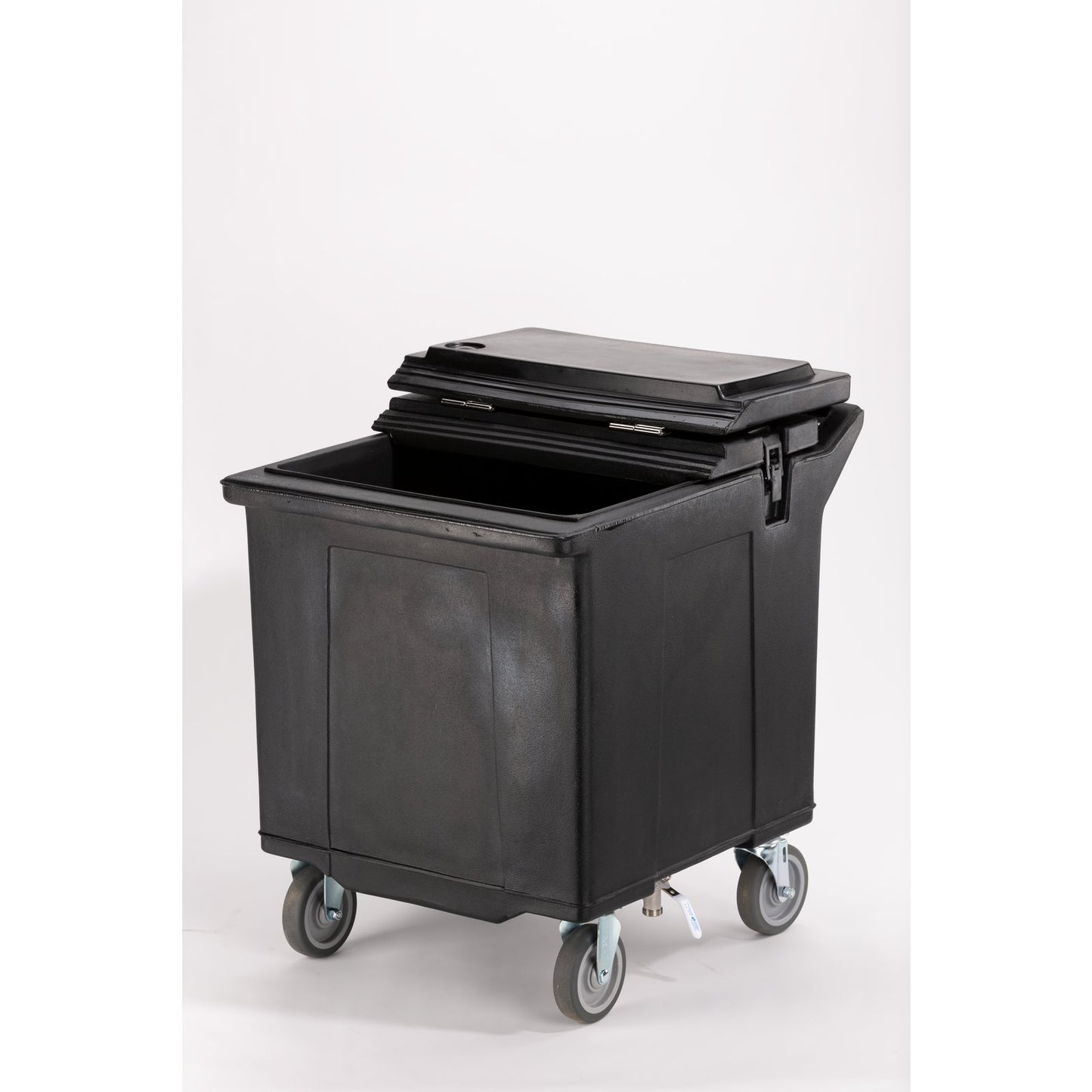Carlisle IC225003 Black Cateraide Ice Caddy (2 Rigid Casters, 2 Swivel Casters)
