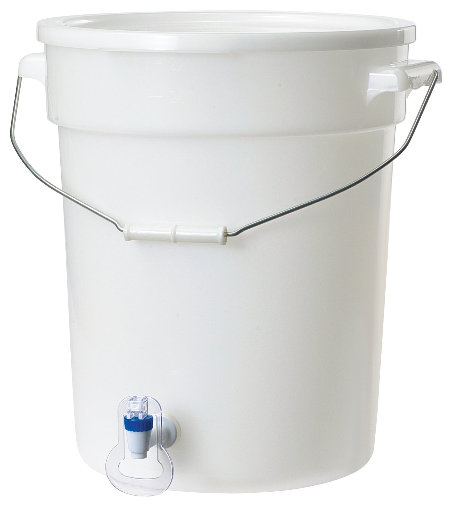 Winco PBDW-22 6 Gallon White Beverage Dispenser
