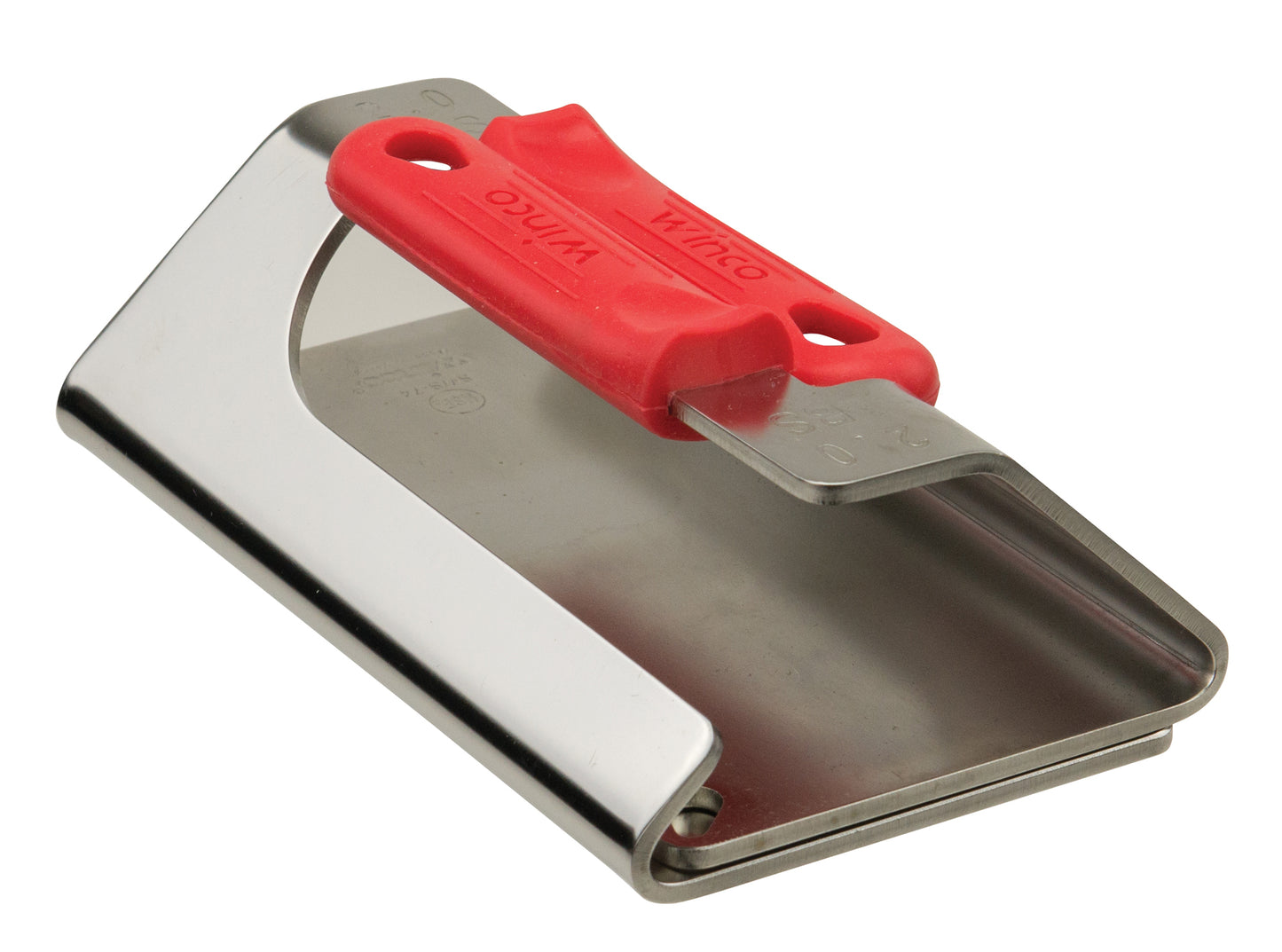 Winco SWS-74 2 Lbs Steak Weight, Red Silicon Sleeve